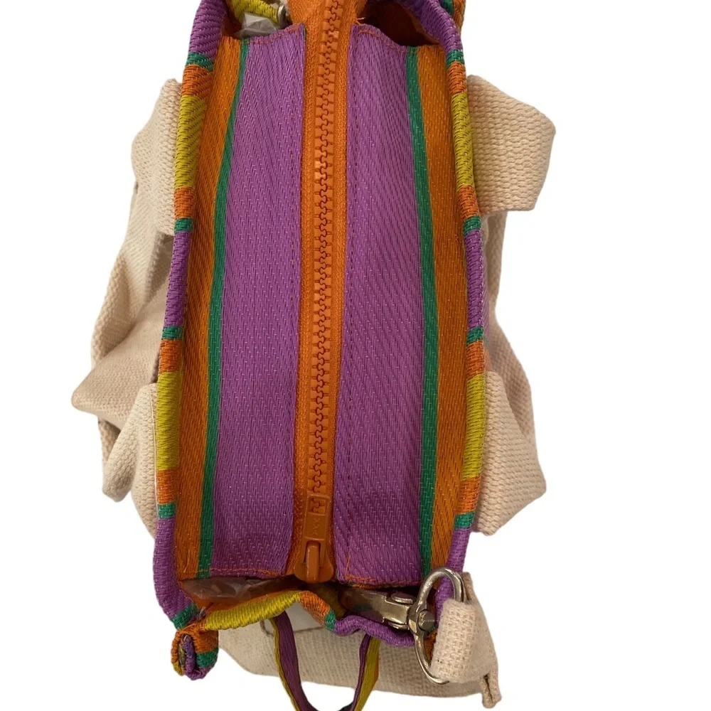 Urban Outfitter - Purple and Yellow BDG Serena Mesh Mini Tote Bag